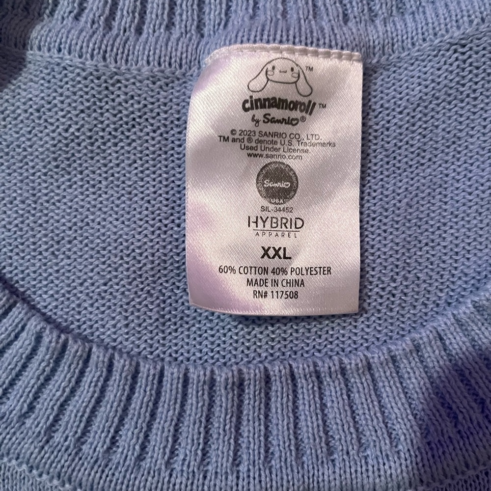 Cinnamoroll Blue Sweater by Sanrio